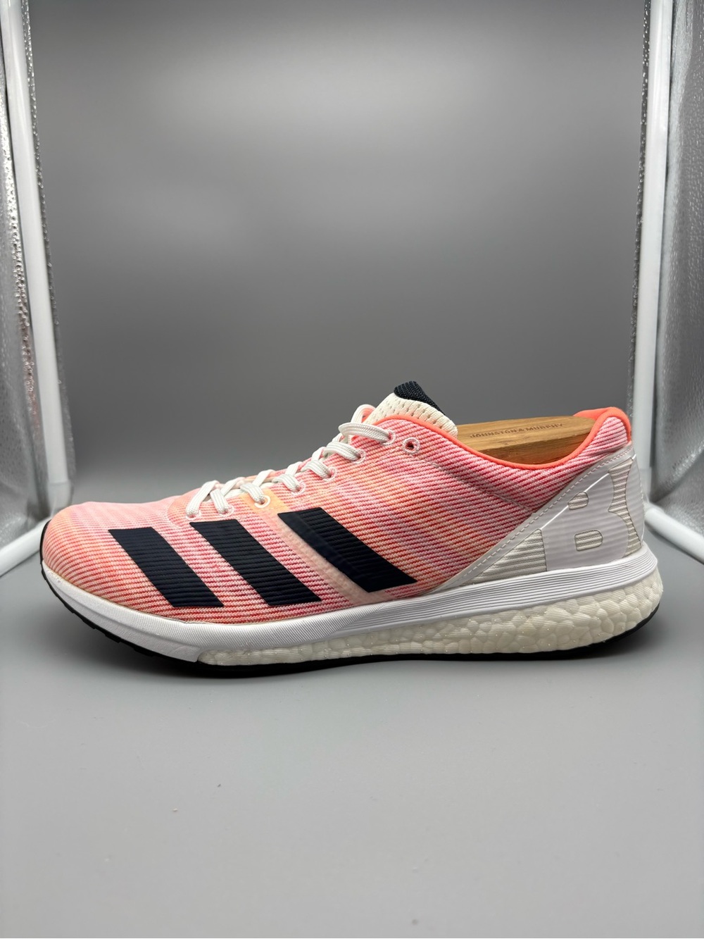 Adidas | Adizero Boston 8 Running Shoes - Solar Orange ; Mens 9